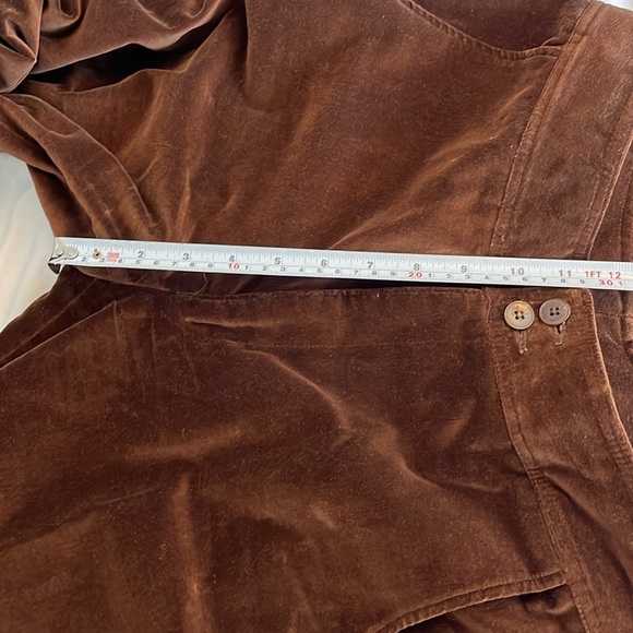 Vintage 1965-1970 Wrangler Brown Velvet Wide Leg Vintage Size 14 Size 6 US - Picture 8 of 11